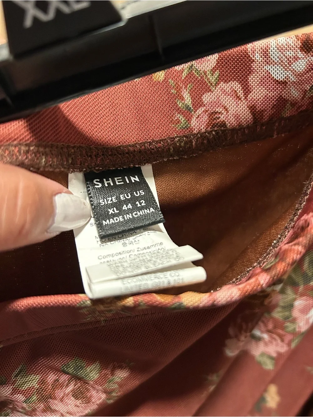 SHEIN rust toned